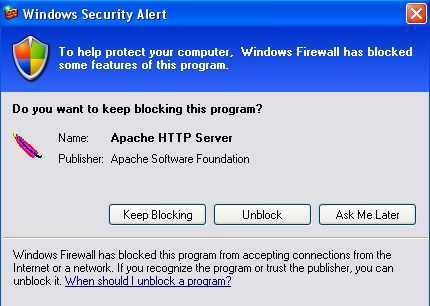 Firewall kullanıyorsanız, Apache