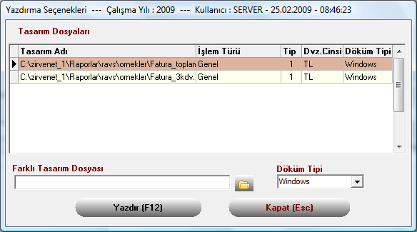 8. Fatura Girişi: Yeni Fatura butonuna basın, açılan kutudan faturanın türünü belirleyerek fatura girişine başlayın.