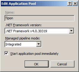 Sayfa : 17/17 Şekil 3-20 Uygulama Havuzu Düzenleme Ekranı 13. Framework versiyonu olarak.net Framework v4.0.30319 seçilir. Tamam düğmesine tıklanır. 3.2 Uygulamaya Giriş Uygulama e-devlet sitesinden e-imza veya T.