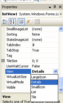 VISUAL STUDIO.NET ve FORM UYGULAMALARI Listview Kontrolleri Listview gelişmiş bir listeleme kontrolüdür.