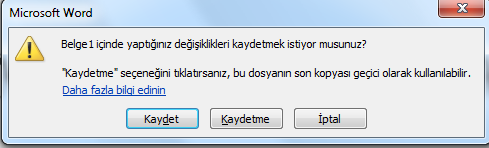 eklenti ayarları, dosya engelleme ve gizlilik seçenekleri bu penceredeki sekmelerden detaylı bir şekilde gerçekleştirilir. Şekil 3. 39. Güven Merkezi Penceresi 3.2.12.