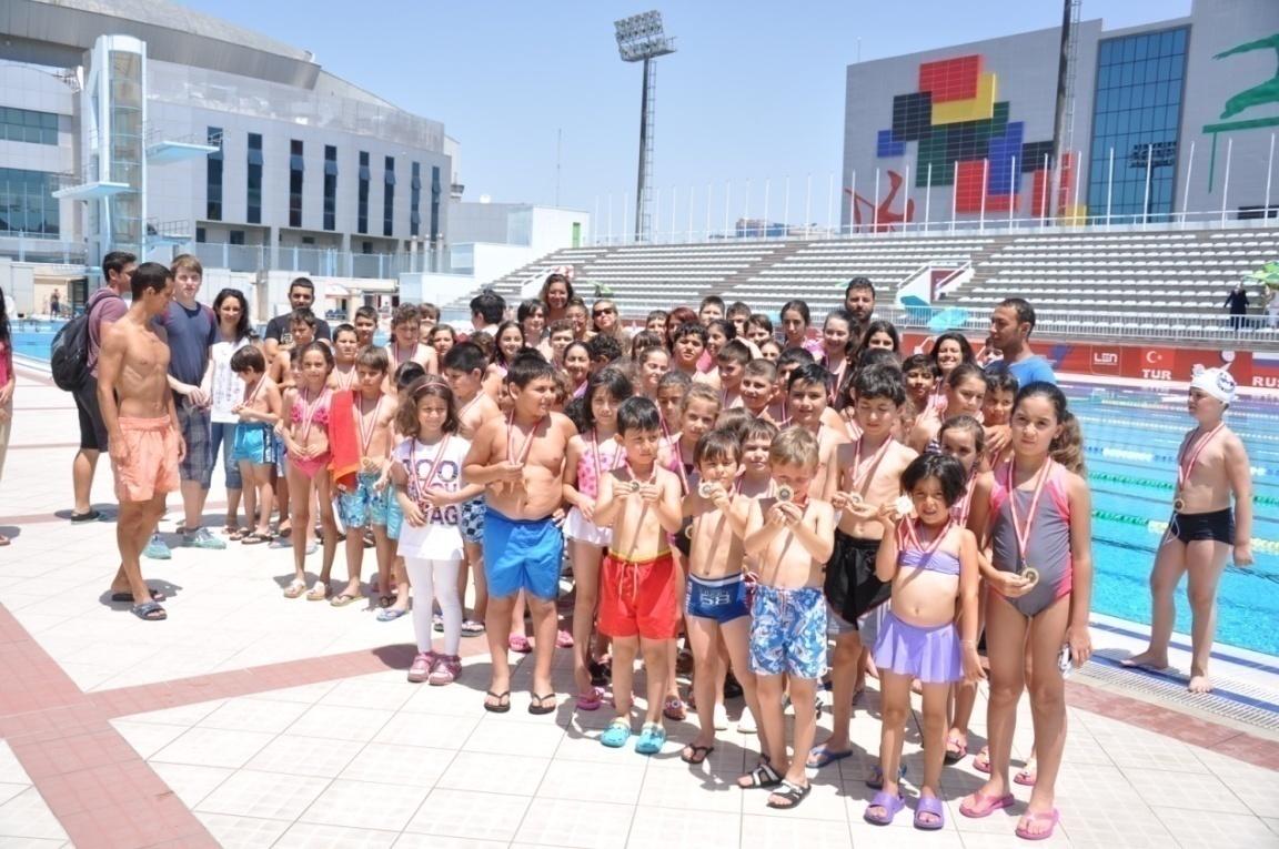 Yaz dönemi kurslarımızda her yıl 6-14 yaş arası 320 çocuğa Ataköy Olimpik