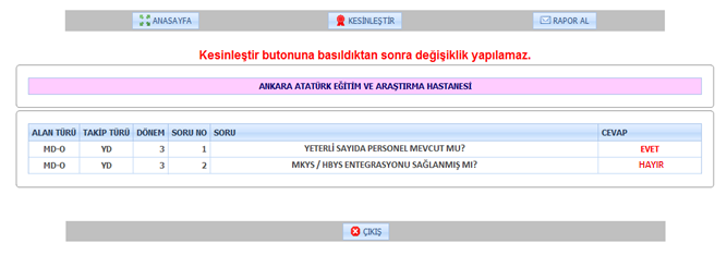 Yerinde Değerlendirme Sorularında Cevap Hayır ise; Düzeltici Faaliyeti gerçekleştirecek kişi atanır ve sebebi ile ilgili Açıklama alanı doldurulur. Açıklamanın altındaki X alanına resim yüklenebilir.