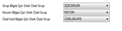 Promosyon uygulamaları için Hareketler- Pos İşlemleri Pos Stok /Fiyat Gönderme ekranında, Grup. Dat, Reyon.dat, ÖzelKod.Dat gönderilsin işaretli olmalıdır.