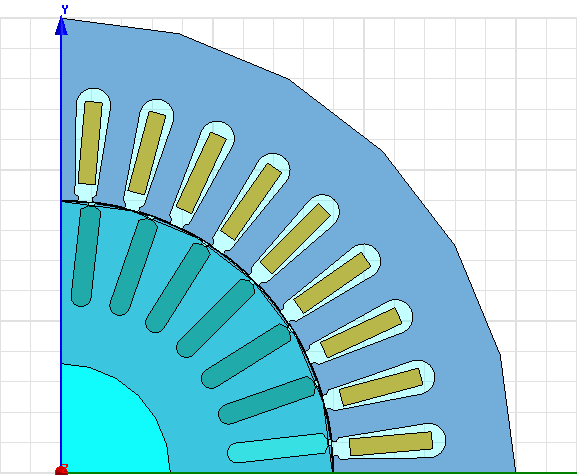 Asenkron Motorlarda Rotor Çubuğu Kırık Arızasının Elektromanyetik Tork ile Tespiti Stator Sargılar 1 Rotor çubuğu Rotor Mil - -1 1 1 2 c) 1 Şekil 3: Asenkron motorun SEY modeli III.