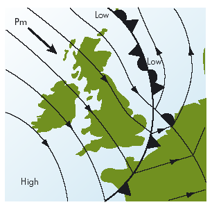 Pm Air Mass Properties - Winter Rather Cold