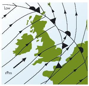 rpm Air Mass Properties Winter Warmer than Pm Moist Stable in