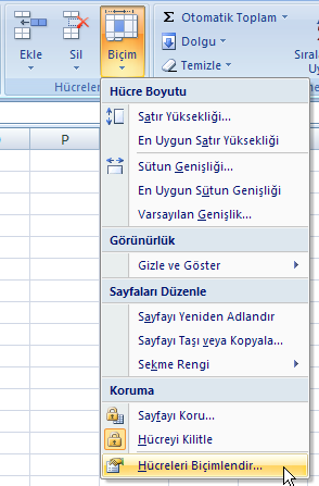 12 İkinci kısımdaki Göster/Gizle özelliğiyle bu çalışma sayfamızdaki kılavuz çizgisi, formül çubuğu ve başlıkların görünüp görünmeyeceğini ayarlayabilmekteyiz.