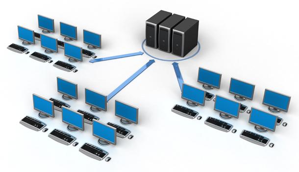 Bilgisayarın birbirine bağlanarak ve kaynakların paylaştırılması amacıyla kurulmuş olan bağlantı