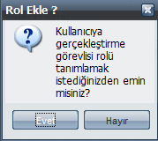 YETKİLENDİRME İŞLEMLERİ (HARCAMA YETKİLİLERİ İÇİN) HYS Uygulamasına Harcama Yetkilisi olarak girildiği zaman menü Kısmında Yetkilendirme Klasörü görülecektir. Rol Tanımlama alt menüsüne tıklayınız.