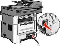 Yazıcıyı kablosuz ağa yükleme (Macintosh) Yazıcıyı kablosuz ağa kurmadan önce şunlardan emin olun: Bir kablosuz kartının yazıcınıza yüklenmiş olduğundan.