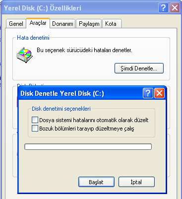 Disk Temizleme Bilgisayarınızda kişisel dosyaların ve program dosyalarının kaydedildiği yer olan harddisk zamanla dolar. Harddiskteki boş alan azaldıkça, diskin performansı düşecektir.