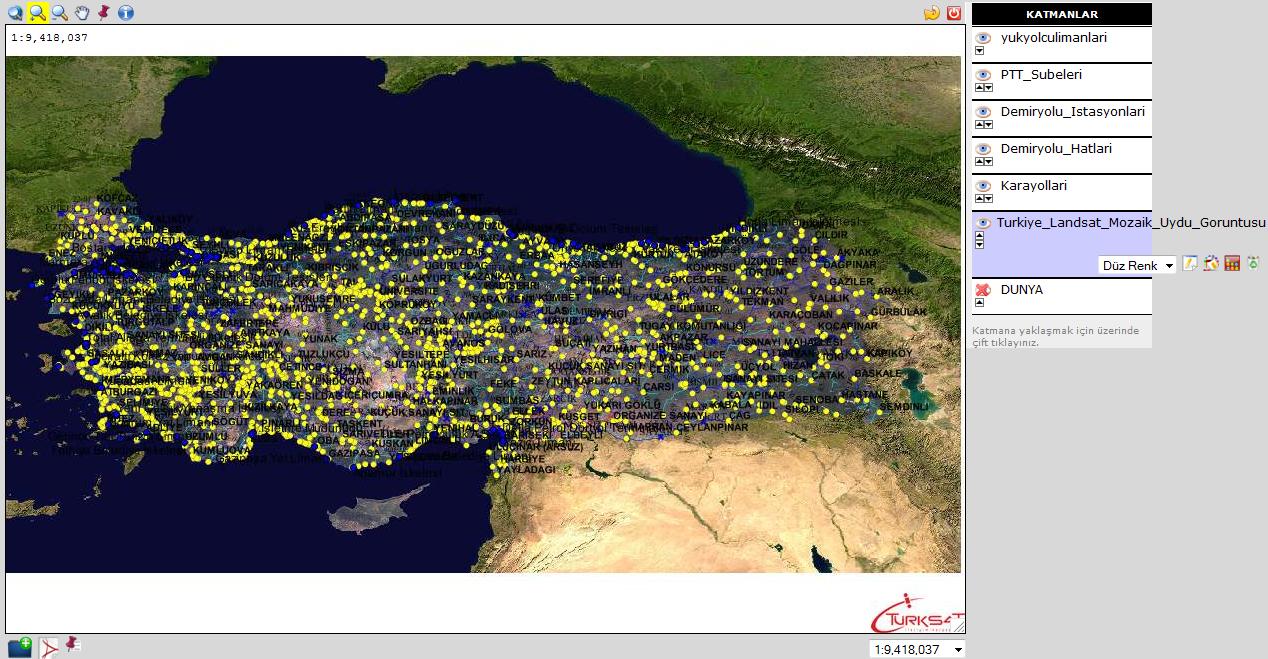 1- TürksatGlobe Coğrafi Metaveri Portali üzerinden verilere eriģim Kurumların