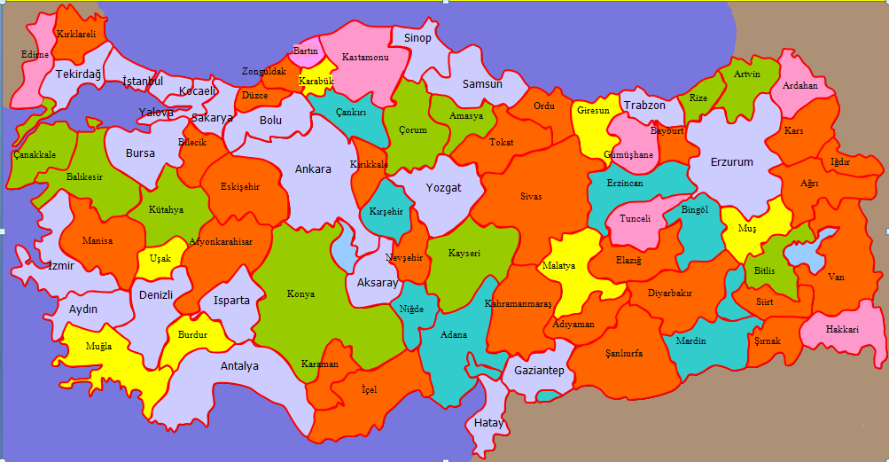 Türkiye de Düzenli Depolama Sahaları Uygulamaları Düzenli depolama tesisi olan iller (34 tesis) İnşaat aşamasında olan iller (26 tesis) Uygulama Projesi