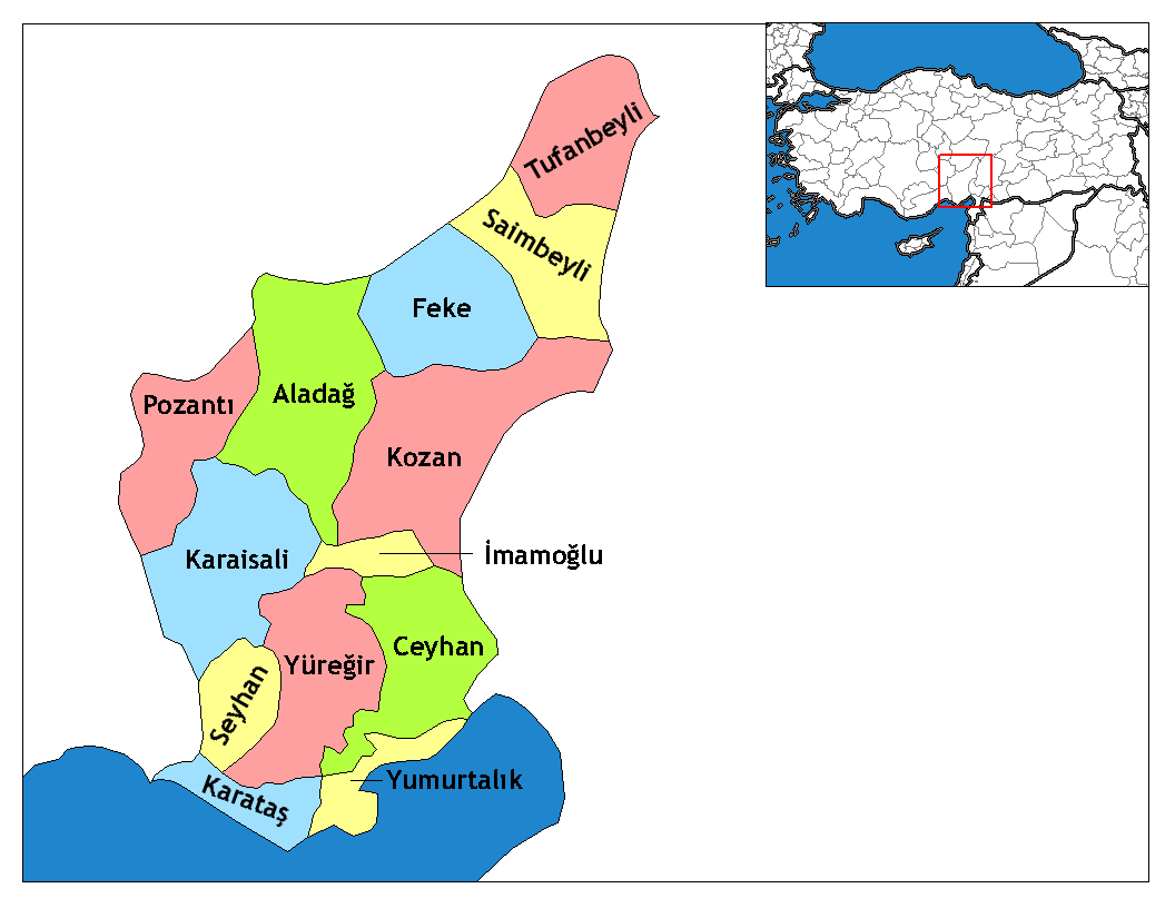 4.4 Gayrimenkulün Bulunduğu Bölgenin Analizi 4.4.1 Adana İli Adana, Akdeniz Bölgesi'nin Güney bölümünde yer almaktadır.