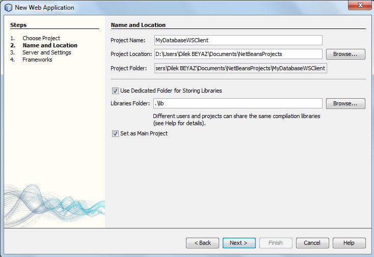 2. Next butonuna basınız ve glassfish serveri seçiniz. 3. Finish butonuna basınız. index.jsp file içeren ie web projesi yaratılacaktır. index.jsp kısmından aşağıdaki gibi form yaratınız.