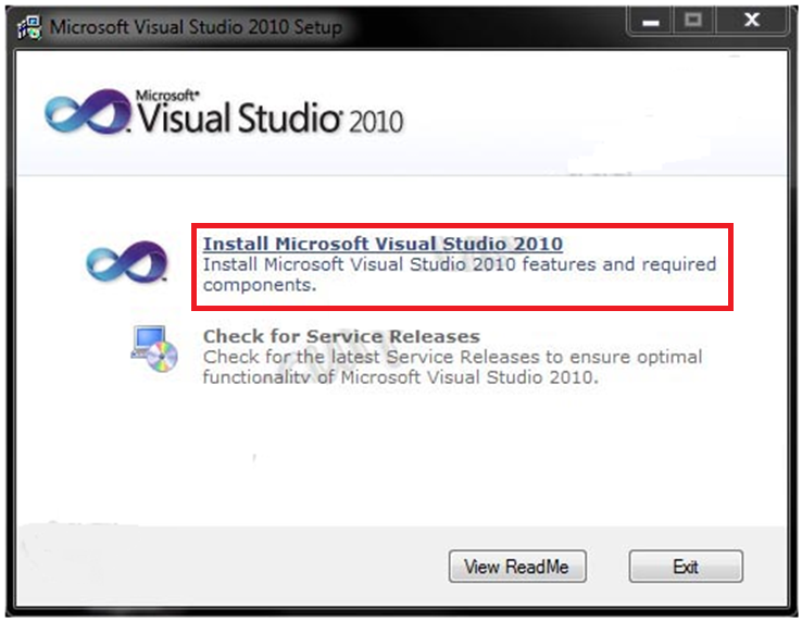 Visual Studio Ortamının Kurulumu Yükleyici başlatıldığında ilk olarak şekildeki