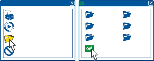 Temel kullanım 21 2 Bilgisayarınızda Nokia Ovi Suite Uygulamasını Yükle'yi seçin. Yükleme penceresi otomatik olarak açılmazsa yükleme dosyasını el ile açın.
