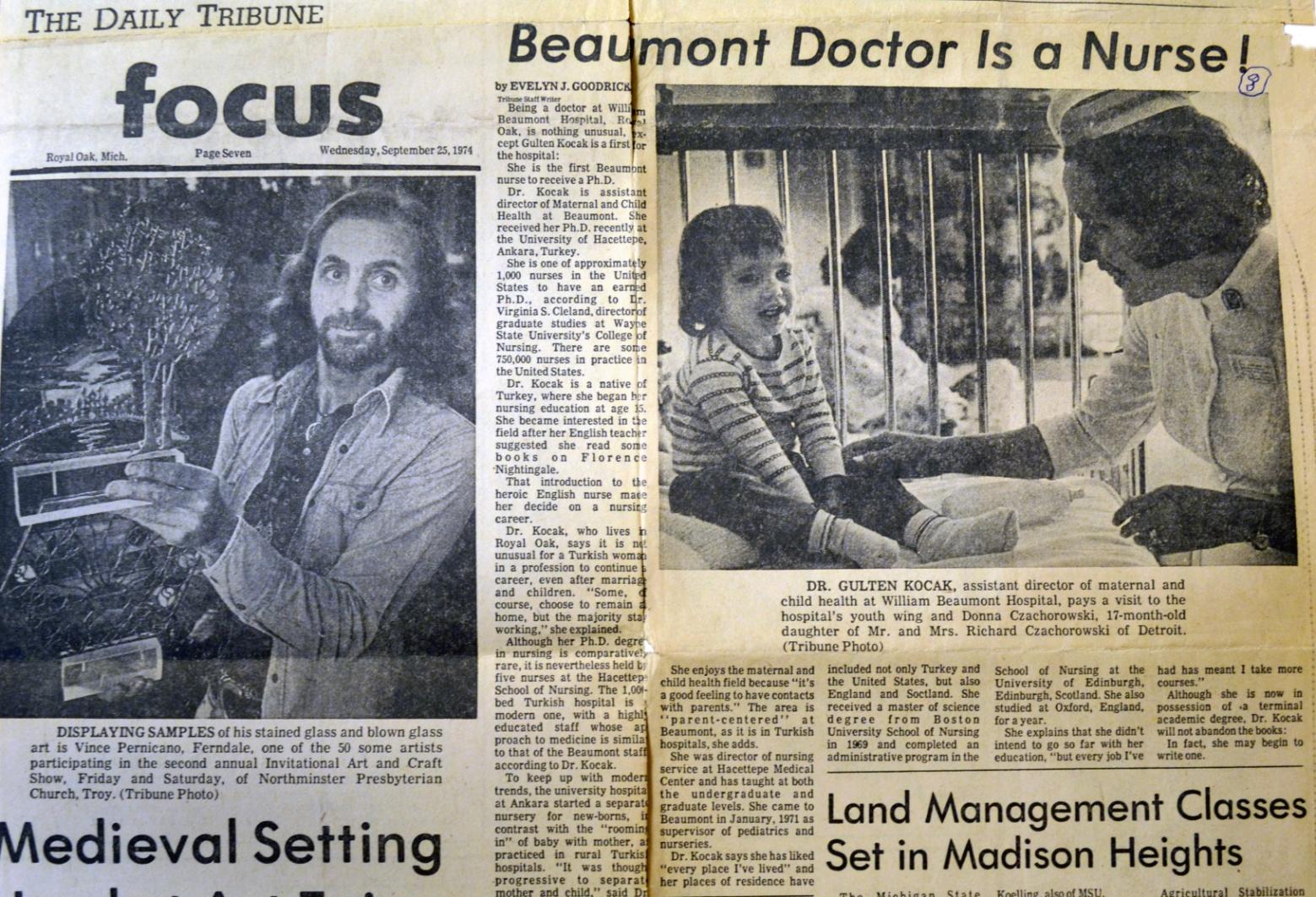 William Beaumont Hastanesi (1972-1974) The Daily Tribune