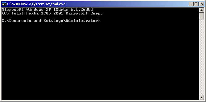 CD gibi MS-DOS komutları kullanılarak C:\ornek_1 klasörüne gidilmelidir. C:\ornek_1 dizininde önceden ASM86 programının LINK86, LOC86 ve OH86 programlarıyla birlikte bulunması gerekir.
