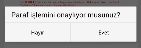 Sol üstte işaretlenmiş olan Klasörler tuşu ile klasör listesinin açılmasını sağlayabilirsiniz. Listeyi ayrıca ekranı soldan sağa kaydırarak da açabilirsiniz.