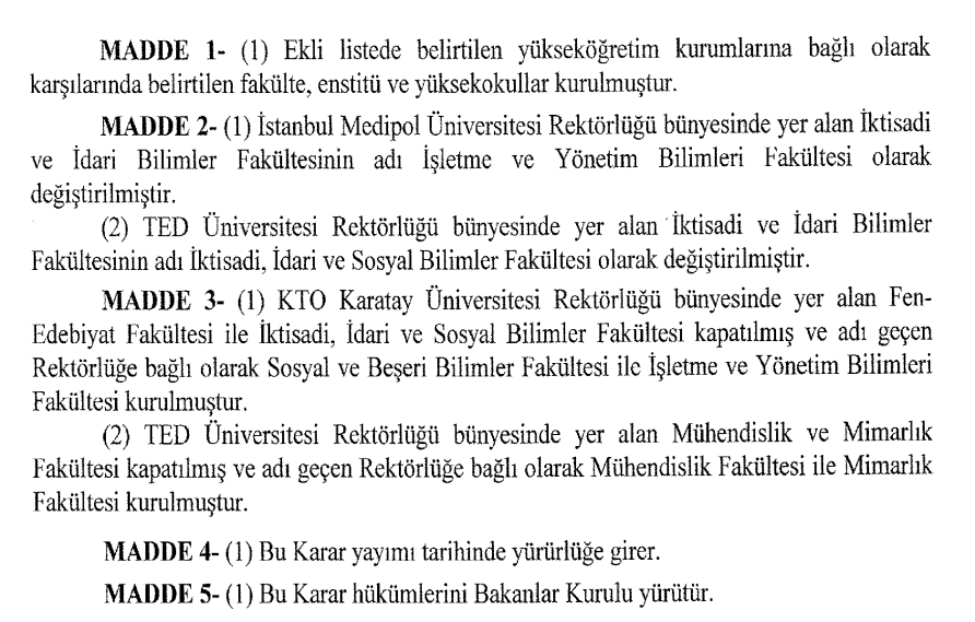 22.3.2015/ 29302 R.G. Celal Bayar Üniversitesi Alerji ve Astım Uygulama ve Araştırma Merkezi Yönetmeliğinin Yürürlükten Kaldırılmasına Dair Yönetmelik yayımlandı.