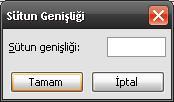 Fakat yanındaki hücre dolu ise verinin hepsi görünmeyecek, kesik bir görüntü oluşacaktır. Böyle bir durumda hücre boyutunu büyütmek verinin (yazının) hepsinin görünmesi için yeterli olacaktır.