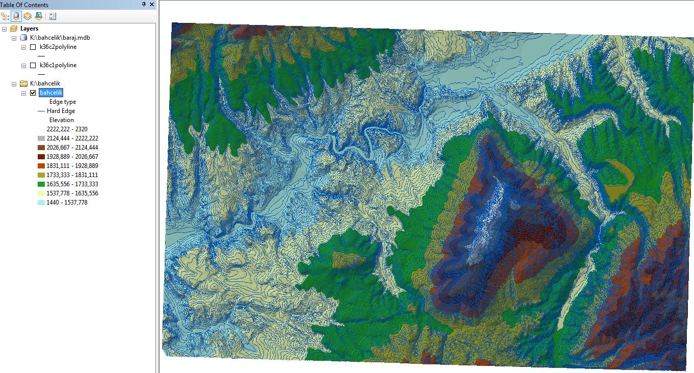 Input Feature Class seçeneğinde ise dana önce ArcMap e çağırdığımız katmanlar kullanılır.