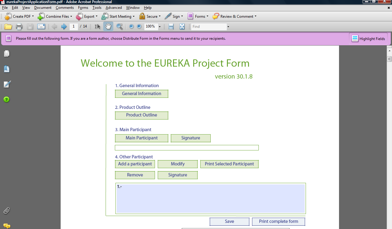 EUREKA Başvuru Formunun Hazırlanması Proje Fikrinin Olgunlaştırılması Proje Ortak Arama