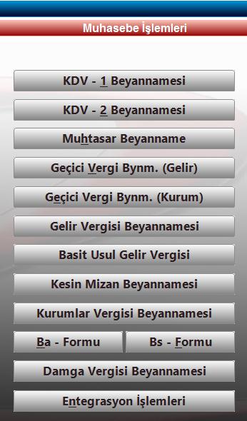 Bunun için maliyenin bdp programı kullanılabileceği gibi, zirvenin içindeki e-beyanname modülü de