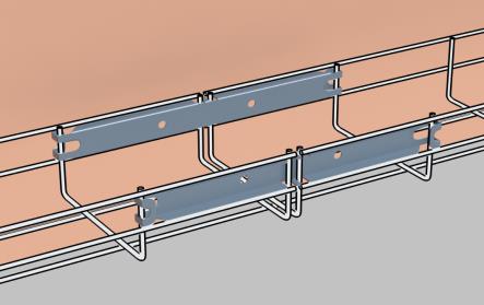 TEL KANAL Tel Kablo Kanalı - TOK Serisi 50x60 60 Özel üretim Kenar Yükseklik Model Numarası Genişlik (W) (mm) kg/m Kenar tel sayısı, ad Taban tel sayısı, ad TOK 050 40 50 0,730 2 2 1800 00 050 40 7