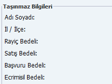 D- Tahsilat Türü Yapılan tahsilatın türünün seçildiği alandır.