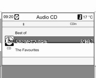 146 Bilgi ve Eğlence Sistemi Karma veri tipli CD'lerde (audio parçalar ve sıkıştırılmış ses dosyaları, örn. MP3), audio (ses) parçaları ve sıkıştırılmış ses dosyaları ayrı ayrı çalınabilir.
