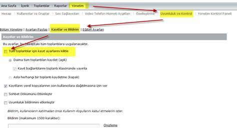 18 Adobe Connect oturum kaydına zorlamak için: Sanal Sınıf Oturum Arşivlerini İzleme Öğrenciler, aldıkları derslerle ilişkili sanal sınıf oturumlarının arşivlerine EAEP üzerinden kolayca