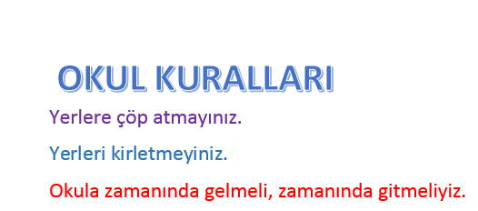 6. Sayfamıza başlık eklemek için Ekle Sekmesinden WordArt