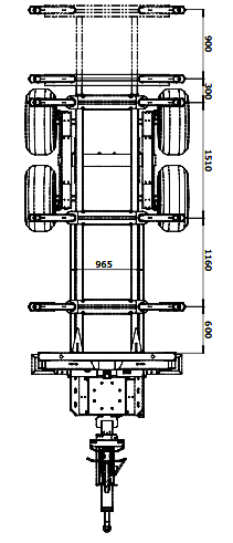 Hidrostatik tahrik sistemli traktör römorklarından bir görünüm (Kreisi, 2015). Şekil 3.