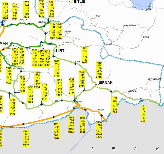 Şekil- 40 Proje Sahasına Ulaşım Proje kapsamında inşa çalışmaları esnasında;