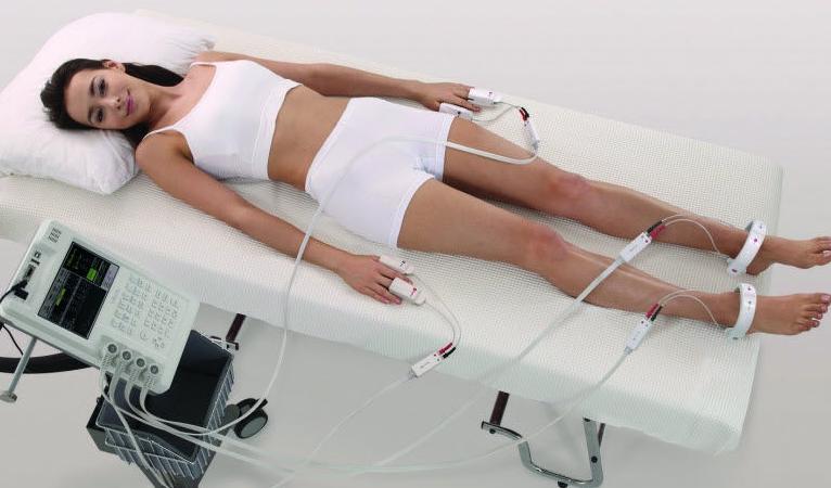 Bioempedans Tekniği El-ayak bileği (wrist-ankle) metodu 4 elektrot kullanılır (2 İ+2 V) 800