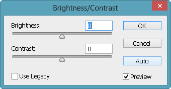 BRIGHTNESS / CONTRAST