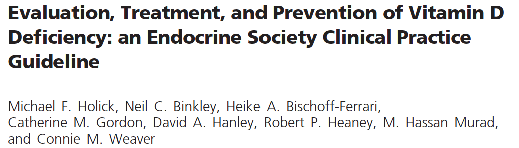 Amerikan Endokrin Birliği nin önerileri Günlük önerilen D vitamini miktarları benzer Bu dozlarla maksimum kemik/kas sağlığı etkisi ile bütün iskelet dışı etkilerin sağlanıp sağlanamayacağı bilinmiyor