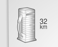 68 Göstergeler ve kumanda birimleri Kilometre sayacı Seyir kilometre sayacı Yakıt göstergesi Kaydedilen toplam kilometre sayısı gösterilir.