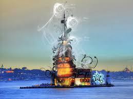 Kız Kulesi, tarih içinde gözetleme kulesi, deniz feneri olarak kullanılmış, Boğaz girişini belirten bir mihenk noktasıdır.