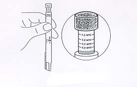 12. İstenilen dozu ayarlamak için kalem gövdesinden tek elle yatay olarak tutun. Diğer elinizle kapağı Şekil I de gösterildiği gibi saat yönünde çevirin.