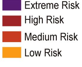 Taşkın Tehlike Haritaları Taşkın Risk Yönetim Planları Çok Yüksek risk Yüksek risk Orta risk Düşük risk Taşkın Uyarı Sistemlerinin kurulması, Taşkın yönetimine uygun imar planlarının hazırlanması,