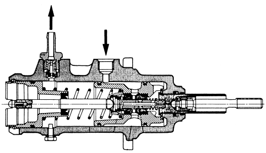 2) Hidro-pnömatik Destek Kuvvetli Fren Sistemi Hidrolik Fren Kuvvetlendirici Motor tarafından tahrik edilen bir hidrolik pompaya sahip direksiyon