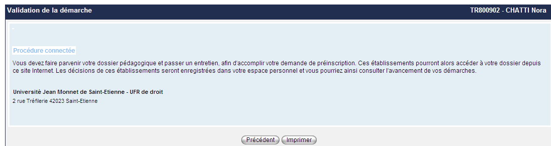 Başvurunuz işleme konulmuştur. Yanda gösterilen işarete tıklayarak başvurunuz onaylayabilirsiniz. İlk başvurunuz (seçiminiz) 1. Öncelik olarak ayarlanmıştır.