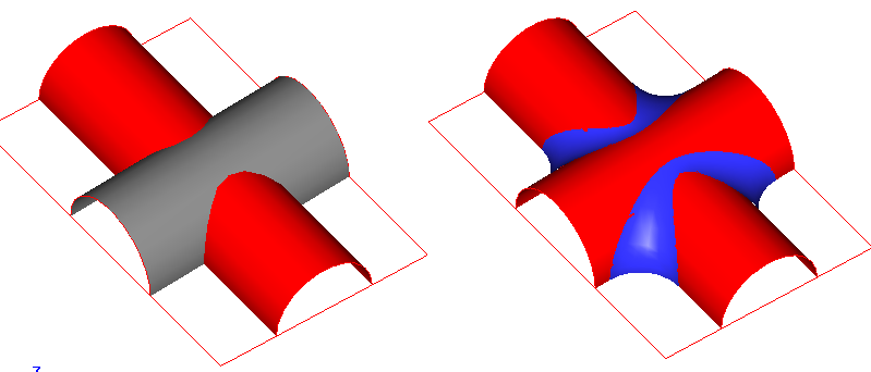 Fillet Surfaces to Surfaces diyalog kutusu ekrana gelir. Gerekli ayarlar yapılıp OK tuģuna basılır.