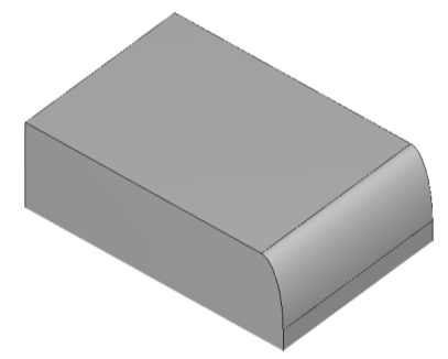 1.2.7. Solid Face-Face Fillet ( Yüzeyden Yüzeye Kavis OluĢturma) Birbirini kesen iki yüzeyi yuvarlatmak amacı ile kullanılır.