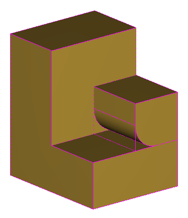1.2.12. Boolean Add ( Katı Nesneleri Ekle) Katı model oluģtururken Extrude Create Body ile çizilen katılar ekranda bitiģik görünseler de birbirinden ayrı parçalardır.