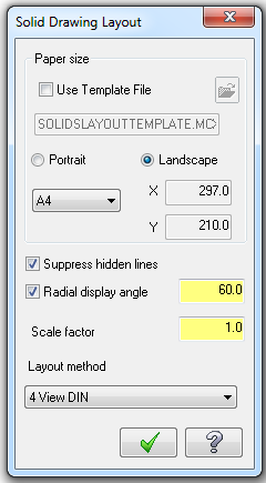1.2.21. Solid Layout (Katıdan GörünüĢ Çıkarma) Katı modellerin görünüģlerini çıkarmak için kullanılır. Bunun için; Solid Layout komutuna tıklanır.